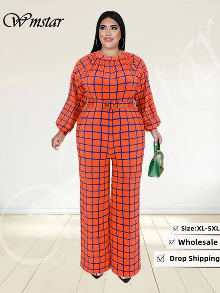 women's plus size jumpsuits rompers wmstar plus size jumpsuit women with belt plaid outfits casual wide leg bodysuit office lady wholes, Black
women's plus size jumpsuits rompers wmstar plus size jumpsuit women with belt plaid outfits casual wide leg bodysuit office lady wholes, Black