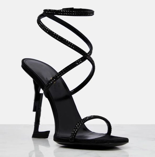 exquisite bridal wedding opyum sandals shoes with crystal strappy high heels ladies elegant famous brand pumps eu35-43 original box, Black
exquisite bridal wedding opyum sandals shoes with crystal strappy high heels ladies elegant famous brand pumps eu35-43 original box, Black