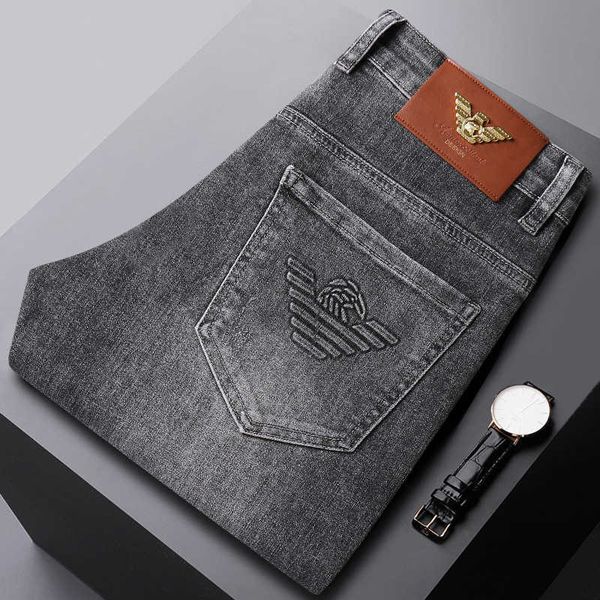 fashion brand european autumn and winter jeans men's slim fit leggings casual soft versatile youth long pants high end, Blue
fashion brand european autumn and winter jeans men's slim fit leggings casual soft versatile youth long pants high end, Blue