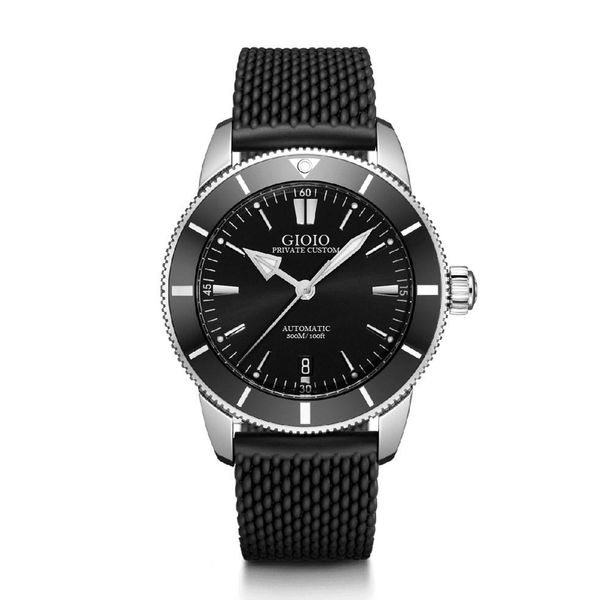 0 0 mens automatic mechanical superocean watch black blue rubber stainless steel casing, Slivery;brown
0 0 mens automatic mechanical superocean watch black blue rubber stainless steel casing, Slivery;brown