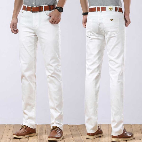 brand jeans big men's summer thin loose straight sleeve white middle age casual pants fashion, Blue
brand jeans big men's summer thin loose straight sleeve white middle age casual pants fashion, Blue