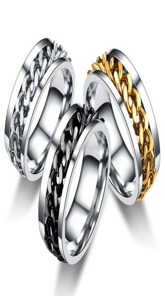 stainless steel removable spin ring band rings rotatable gold chains mens rings fashion jewelry6319591, Silver
stainless steel removable spin ring band rings rotatable gold chains mens rings fashion jewelry6319591, Silver