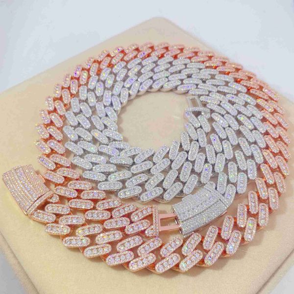 hip hop iced out vvs moissanite diamond cuban miami link chain sterling silver 925 15mm
hip hop iced out vvs moissanite diamond cuban miami link chain sterling silver 925 15mm