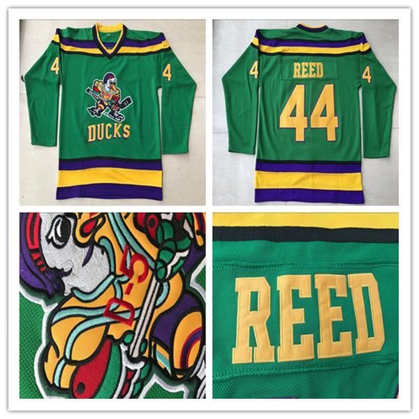44 fulton reed jersey 1996-06 anaheim mighty ducks movie jersey men s stitched embroidery fulton reed hockey jersey, Black;red 
44 fulton reed jersey 1996-06 anaheim mighty ducks movie jersey men s stitched embroidery fulton reed hockey jersey, Black;red