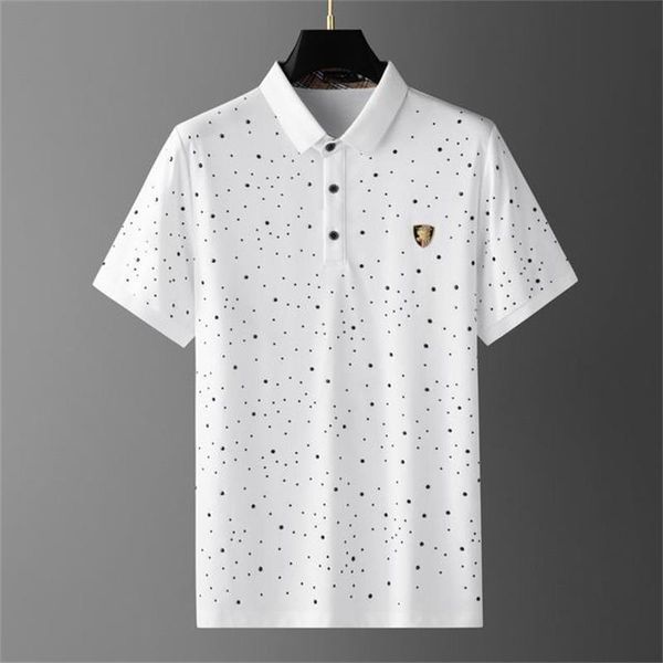 men's tea polos shirt rivet sequin designer classic fashion casual hip hop t-shirt summer wear, Black;brown
men's tea polos shirt rivet sequin designer classic fashion casual hip hop t-shirt summer wear, Black;brown