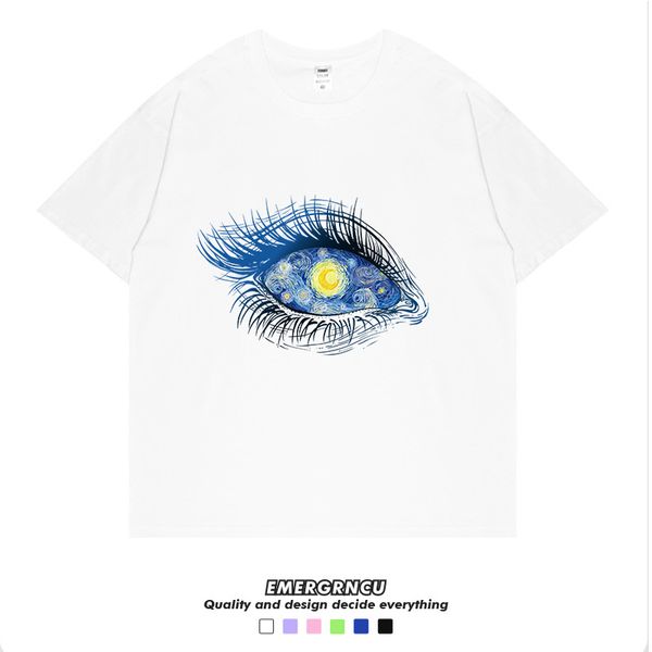 summer t shirt women mens designer apparel fashion tees brand luxury street tracksuit tees leisure eyes print jerseys mens clothing designer, White;black
summer t shirt women mens designer apparel fashion tees brand luxury street tracksuit tees leisure eyes print jerseys mens clothing designer, White;black