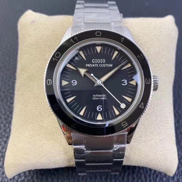 0 0 42mm black ceramic bezel automatic mechanical mens watch luminous canvas, Slivery;brown
0 0 42mm black ceramic bezel automatic mechanical mens watch luminous canvas, Slivery;brown