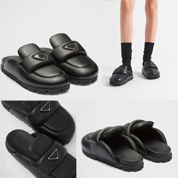 soft padded nappas leather sabots 2dl8 sandals mules enameled metal triangle lug tread sandals streamlined shoes easy to wear and take off s, Black
soft padded nappas leather sabots 2dl8 sandals mules enameled metal triangle lug tread sandals streamlined shoes easy to wear and take off s, Black