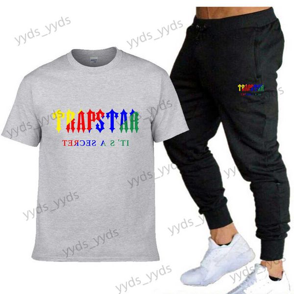 men's tracksuits new trapstar letter print casual sportswear t-shirt set men's and women's t-shirt pants two piece set t23032, Gray
men's tracksuits new trapstar letter print casual sportswear t-shirt set men's and women's t-shirt pants two piece set t23032, Gray