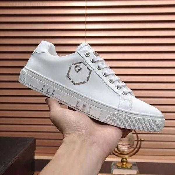 fashion men shoes men leather lace up platform oversized sole sneakers white casual shoes printed philipps pleins eu38-45, Black
fashion men shoes men leather lace up platform oversized sole sneakers white casual shoes printed philipps pleins eu38-45, Black