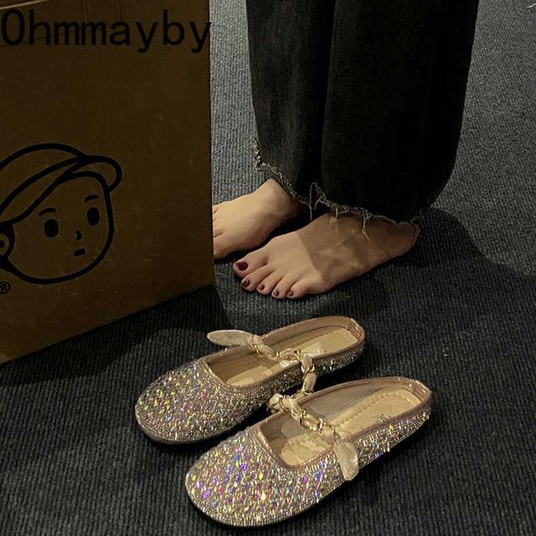 2023 summer shiny rhinestones women slipper fashion slip on ladies mules shoes casual outdoor soft sole flat heel sandal shoes 230327, Black
2023 summer shiny rhinestones women slipper fashion slip on ladies mules shoes casual outdoor soft sole flat heel sandal shoes 230327, Black