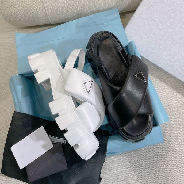 monolith ladies sandals luxury designer roman shoes fashion thick bottom cross retro triangle label slippers comfortable leather casual beac, Black
monolith ladies sandals luxury designer roman shoes fashion thick bottom cross retro triangle label slippers comfortable leather casual beac, Black
