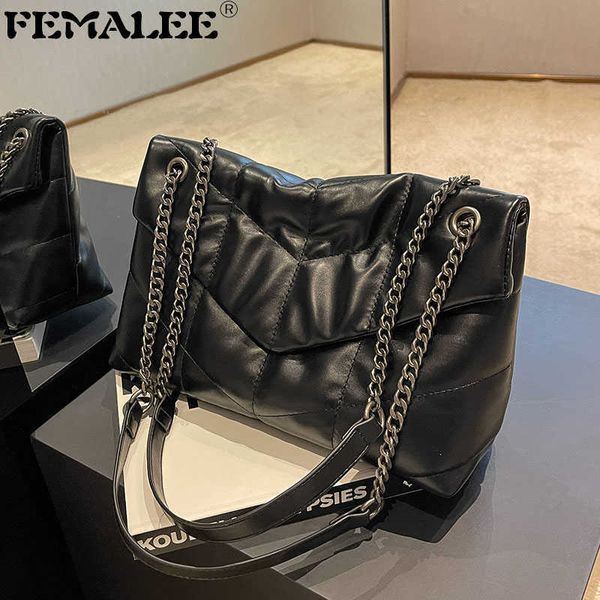 evening bags simple fashion quilted soft pu bag for women 2022 designer bags large capacity ladies commuter handbags shopper bolsa feminina
evening bags simple fashion quilted soft pu bag for women 2022 designer bags large capacity ladies commuter handbags shopper bolsa feminina