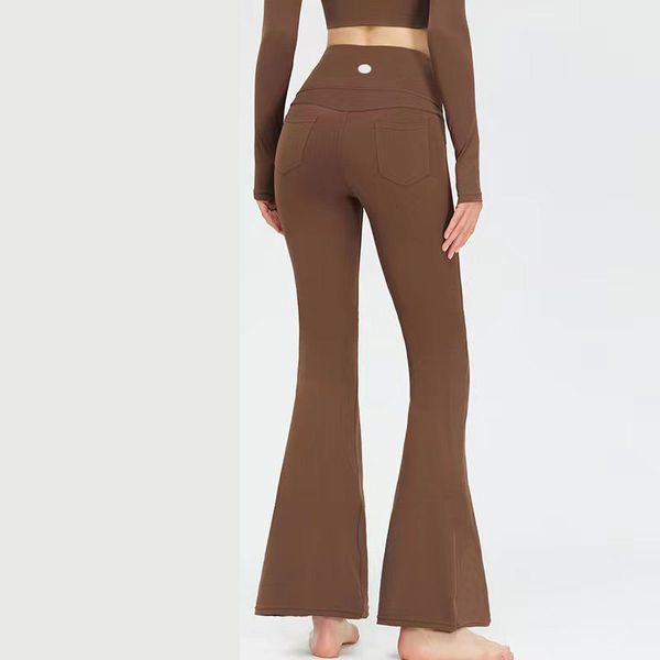 ll yoga summer women's flare pants clothes high waist tight belly show figure sports yoga nine points pants, Black;white
ll yoga summer women's flare pants clothes high waist tight belly show figure sports yoga nine points pants, Black;white