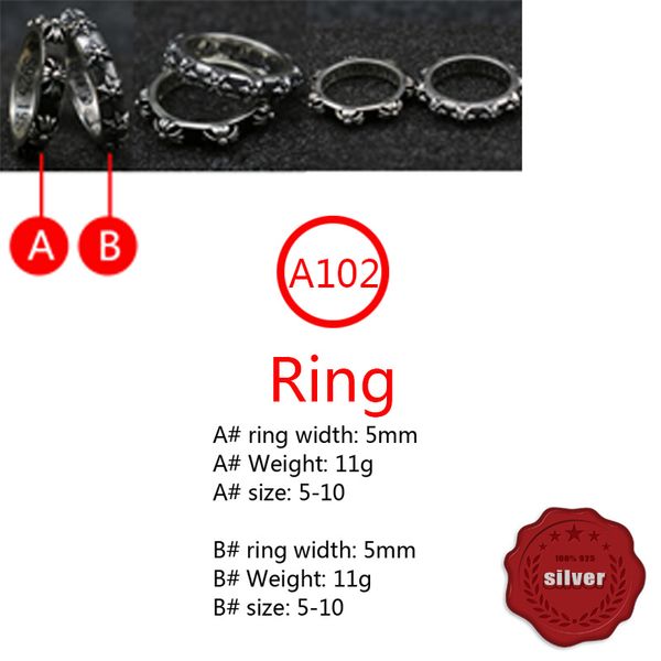 a102 s925 sterling silver ring fashion retro personality cross flower hip hop letter net red versatile punk style jewelry gift for lovers
a102 s925 sterling silver ring fashion retro personality cross flower hip hop letter net red versatile punk style jewelry gift for lovers