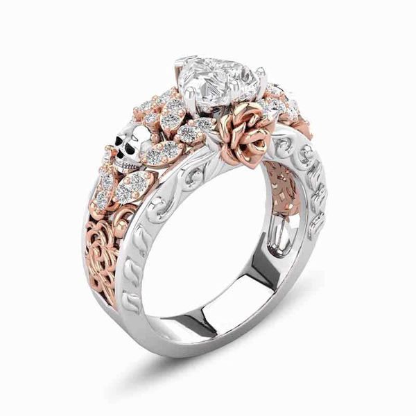 band rings punk cool girl rose heart-shaped crystal ring creative hip hop women skull party ring jewelry fashion nightclub accessories g2303, Silver
band rings punk cool girl rose heart-shaped crystal ring creative hip hop women skull party ring jewelry fashion nightclub accessories g2303, Silver