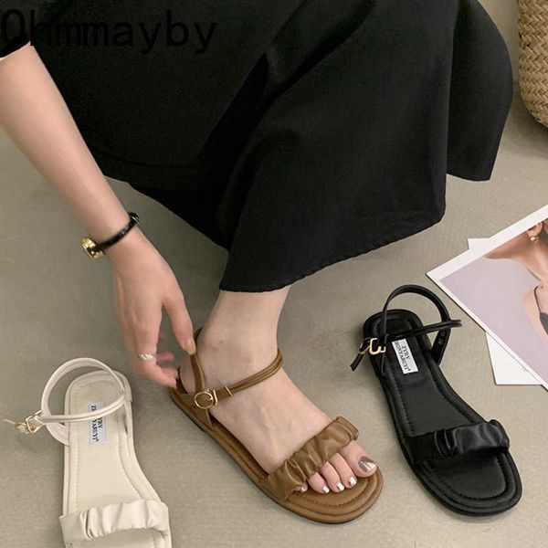 2023 summer gladiator women sandals shoes fashion open toe ankle strap flats heel ladies elegant outdoor rome sandalias 230327, Black
2023 summer gladiator women sandals shoes fashion open toe ankle strap flats heel ladies elegant outdoor rome sandalias 230327, Black