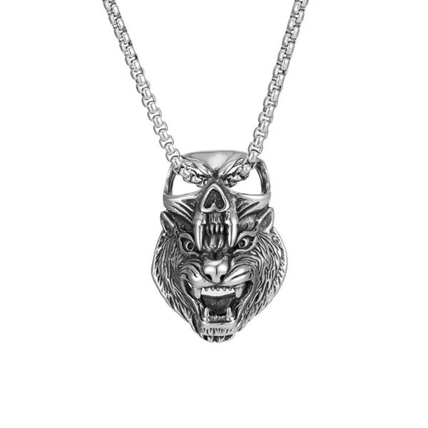 10pcs fashion dominant skull tiger head pendant necklace men's vintage personality unique design necklace jewelry, Silver
10pcs fashion dominant skull tiger head pendant necklace men's vintage personality unique design necklace jewelry, Silver