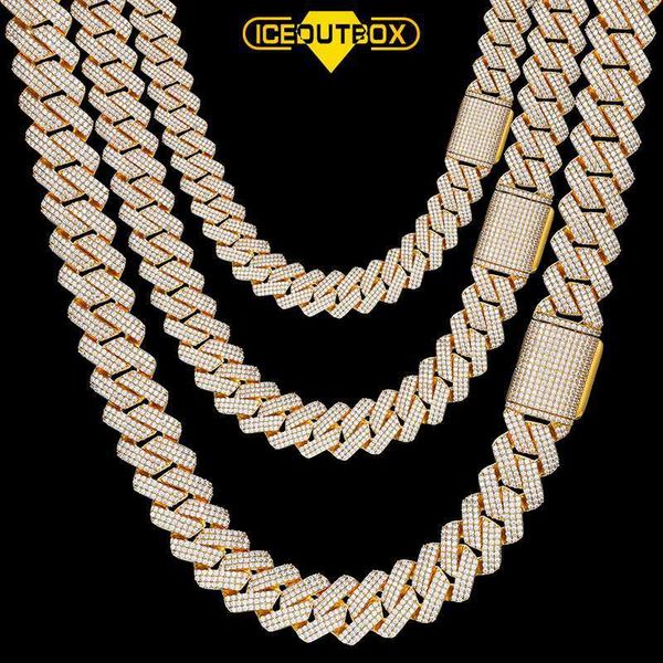 new 25mm miami cuban link chain ice out brass 5a zircon hip hop necklace for men, Silver
new 25mm miami cuban link chain ice out brass 5a zircon hip hop necklace for men, Silver
