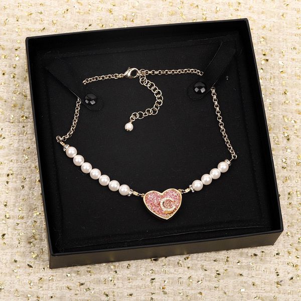 luxury quality charm pendant necklace with diamond pink color waist chain choker stud earring have box stamp ps7708a, Golden
luxury quality charm pendant necklace with diamond pink color waist chain choker stud earring have box stamp ps7708a, Golden