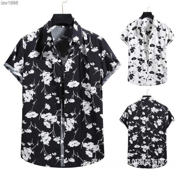 t-shirts 2022 summer new men's flower fashion hawaiian printed cotton short sleeve shirt, White;black
t-shirts 2022 summer new men's flower fashion hawaiian printed cotton short sleeve shirt, White;black