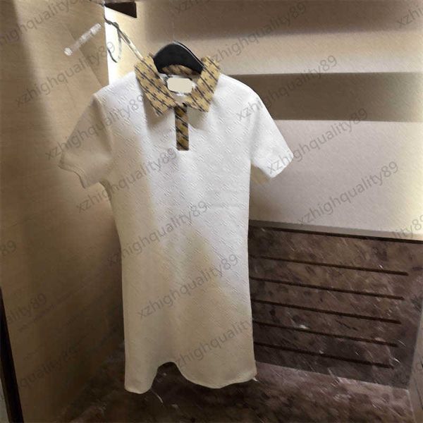 dress contrasting color polo neck classic double g jacquard trim short sleeve dress simple version temperament joker commuting style t-shirt, Black;gray
dress contrasting color polo neck classic double g jacquard trim short sleeve dress simple version temperament joker commuting style t-shirt, Black;gray