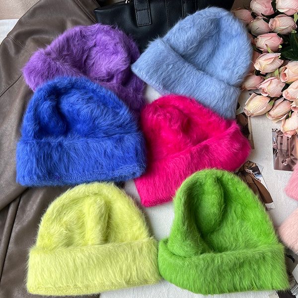 beanieskull caps fashion rabbit fur beanies for women soft warm fluffy angola winter hat female windproof bonnet hat skullies cap 230325, Blue;gray
beanieskull caps fashion rabbit fur beanies for women soft warm fluffy angola winter hat female windproof bonnet hat skullies cap 230325, Blue;gray