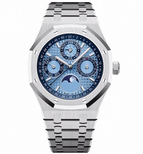 designer watch men's watch with cal5134 fully automatic super movement 316l silver stainless steel dial 41mm perfect multifunctional ti, Slivery;brown
designer watch men's watch with cal5134 fully automatic super movement 316l silver stainless steel dial 41mm perfect multifunctional ti, Slivery;brown