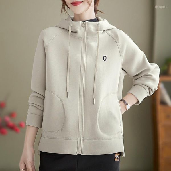 men's jackets 2023 spring autumn women's with zipper hoodie bombers long sleeve coat lady warm pockets outwear, Black;brown
men's jackets 2023 spring autumn women's with zipper hoodie bombers long sleeve coat lady warm pockets outwear, Black;brown