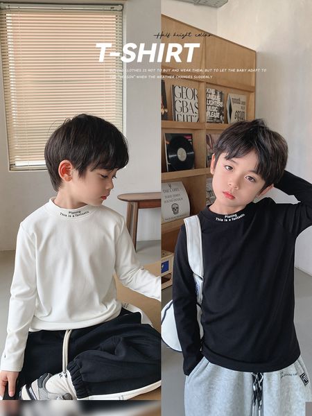 t-shirts ivan yiwan clothing autumn clothes children's trendy cool neckline letter underwear blouse boys' long sleeve t-shirt 2303, Blue
t-shirts ivan yiwan clothing autumn clothes children's trendy cool neckline letter underwear blouse boys' long sleeve t-shirt 2303, Blue