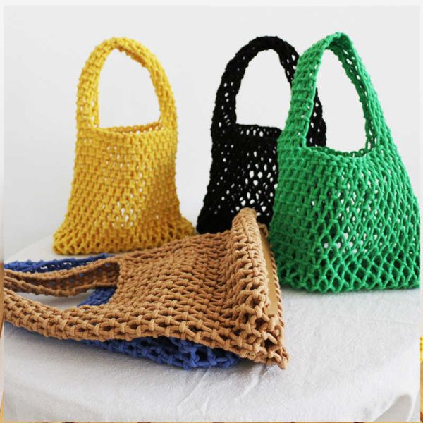 beach bags new solid color cotton cord hollow mesh pocket small fashion holiday handheld bucket 230327
beach bags new solid color cotton cord hollow mesh pocket small fashion holiday handheld bucket 230327