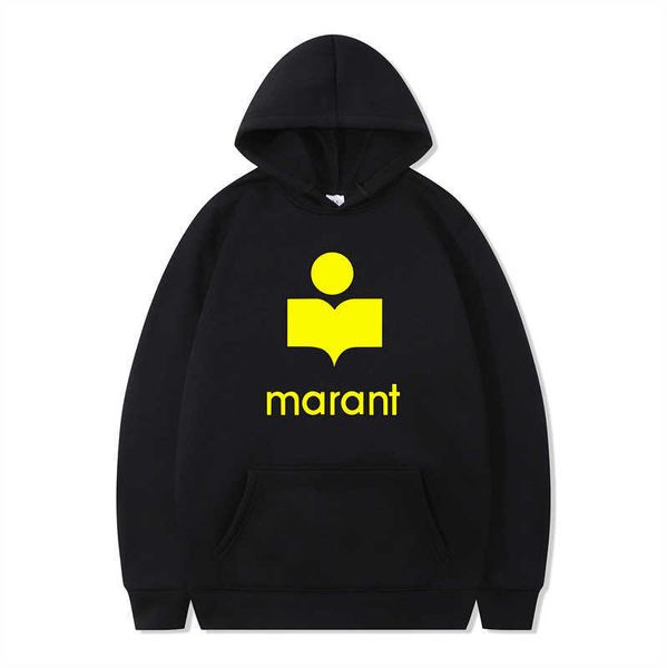 2023 autumn and winter men's women's marant letter fleece printed leisure long sleeve sweater, Black
2023 autumn and winter men's women's marant letter fleece printed leisure long sleeve sweater, Black