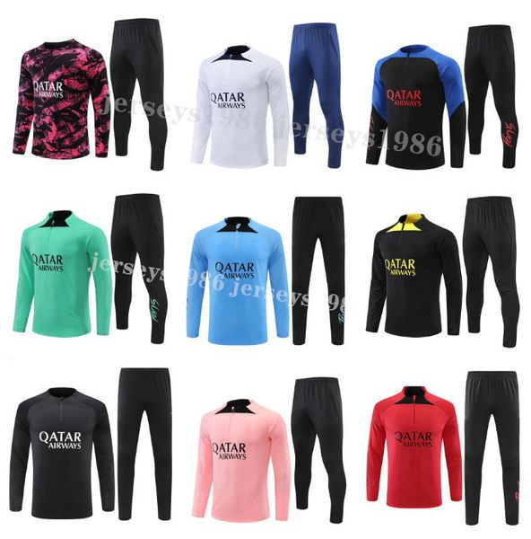 2023 survetement foot psgs football tracksuit mbappe hakimi kimpembe 22 23 soccer tracksuit ensemble kids and men training suit uniform chan, Black
2023 survetement foot psgs football tracksuit mbappe hakimi kimpembe 22 23 soccer tracksuit ensemble kids and men training suit uniform chan, Black
