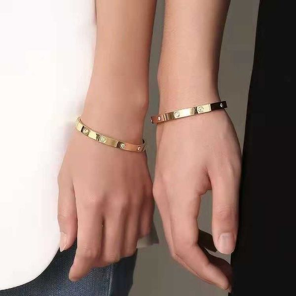 designer jewelry love bracelet 18k rose gold classic fashionable men's and women's bracelets couple fashion simple luxury valentin, Black
designer jewelry love bracelet 18k rose gold classic fashionable men's and women's bracelets couple fashion simple luxury valentin, Black