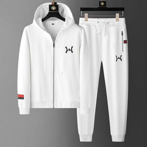 2023men tracksuit casual 2 pieces sets sweatshirt hooded sweatpants print sportswear mens clothes solid jogger sport suit, Gray
2023men tracksuit casual 2 pieces sets sweatshirt hooded sweatpants print sportswear mens clothes solid jogger sport suit, Gray