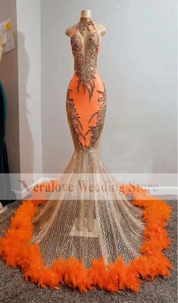 newly orange mermaid prom dress with feathers 2022 sequins beading evening gowns for women party7408427, Black
newly orange mermaid prom dress with feathers 2022 sequins beading evening gowns for women party7408427, Black