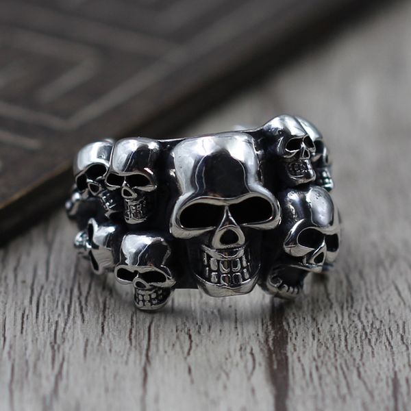 a69 s925 sterling silver ring fashion retro personality aggressive skull hip hop letter net red versatile punk style jewelry gift for lover
a69 s925 sterling silver ring fashion retro personality aggressive skull hip hop letter net red versatile punk style jewelry gift for lover