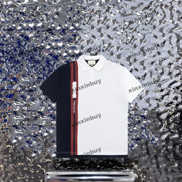 xinxinbuy men designer tee t shirt 23ss ribbon embroidery letter print short sleeve cotton women black white blue khaki s-2xl, Black;brown
xinxinbuy men designer tee t shirt 23ss ribbon embroidery letter print short sleeve cotton women black white blue khaki s-2xl, Black;brown