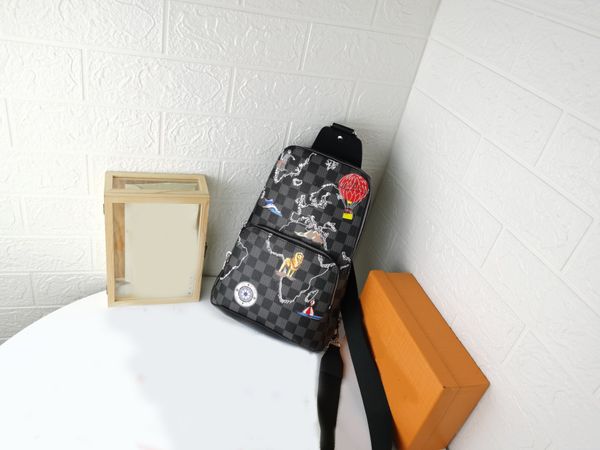 2023 luxury brand real leather men chest bag n41719 41517 travel bags men compact sporty smart strap cross body breast shoulder bag pouch sa, Black
2023 luxury brand real leather men chest bag n41719 41517 travel bags men compact sporty smart strap cross body breast shoulder bag pouch sa, Black