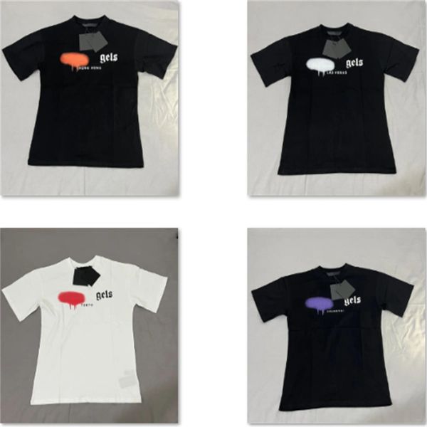 men's t-shirts designer of luxury t-shirt brand t shirt clothing spray letter short sleeve spring summer tide men and women shirts, White;black
men's t-shirts designer of luxury t-shirt brand t shirt clothing spray letter short sleeve spring summer tide men and women shirts, White;black