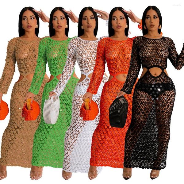 casual dresses hollow sequins beach dress holiday birthday party women's summer long sleeves hand knitted solid color sleeve style, Black;gray
casual dresses hollow sequins beach dress holiday birthday party women's summer long sleeves hand knitted solid color sleeve style, Black;gray