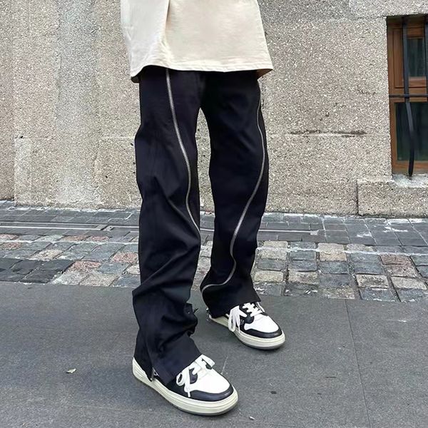 men s pants harajuku front zipper pockets black casual mens trousers oversized straight solid vibe style streetwear track 230328
men s pants harajuku front zipper pockets black casual mens trousers oversized straight solid vibe style streetwear track 230328