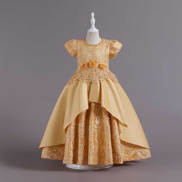 girl's dresses 2023 vintage embroidery big girls long dress sleeveless floor length party elegant wear girls wedding dress kids vestido, Red;yellow
girl's dresses 2023 vintage embroidery big girls long dress sleeveless floor length party elegant wear girls wedding dress kids vestido, Red;yellow