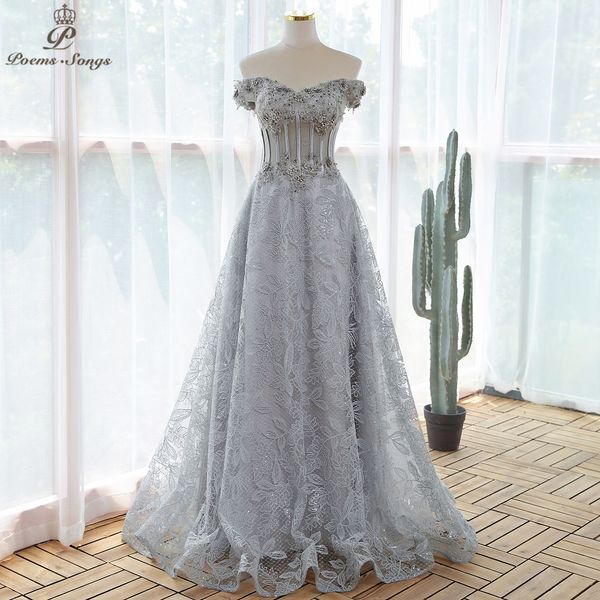 party dresses elegant sequin lace gray flowers evening dress prom dresses evening gowns vestidos de fiesta robe soire mariage 230328, White;black
party dresses elegant sequin lace gray flowers evening dress prom dresses evening gowns vestidos de fiesta robe soire mariage 230328, White;black