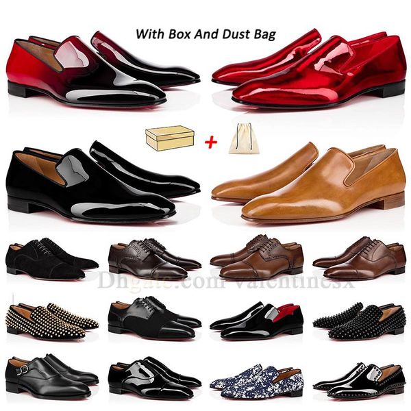 with box red bottom dress shoes dhgate platform bottoms big size us13 loafers mens pointed toe suede patent leather rivets glitter louboutin
with box red bottom dress shoes dhgate platform bottoms big size us13 loafers mens pointed toe suede patent leather rivets glitter louboutin