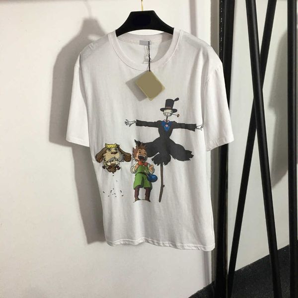 23ss tee womens t-shirt designer clothes women round neck pure cotton hayao miyazaki animated scarecrow print short sleeve t-shirt women cl, White
23ss tee womens t-shirt designer clothes women round neck pure cotton hayao miyazaki animated scarecrow print short sleeve t-shirt women cl, White