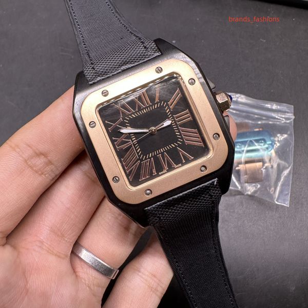 men's quartz watches black nylon strap rose gold square watch bezel leisure watch, Slivery;brown
men's quartz watches black nylon strap rose gold square watch bezel leisure watch, Slivery;brown