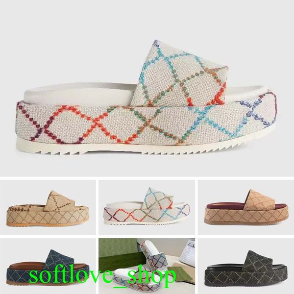 2023 slipper womens shoes fashion embroidered canvas designer slides slip on slippers 60mm canvas covered platform sandals and dust bags big, White;red
2023 slipper womens shoes fashion embroidered canvas designer slides slip on slippers 60mm canvas covered platform sandals and dust bags big, White;red