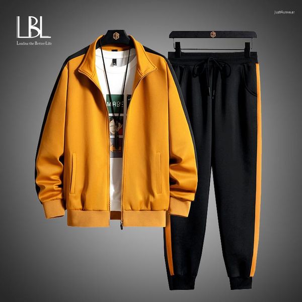 men's tracksuit sportswear sets spring autumn casual tracksuits patchwork 2 piece zipper sweatshirt & sweatpants men track suit, Gray
men's tracksuit sportswear sets spring autumn casual tracksuits patchwork 2 piece zipper sweatshirt & sweatpants men track suit, Gray