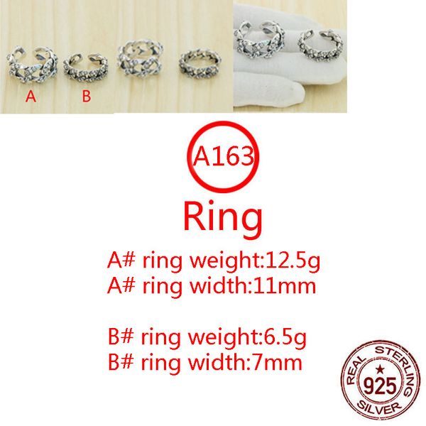 a163 s925 sterling silver ring personalized fashion punk hip hop style cross flower knitted couple letter shaped jewelry lover gift rings
a163 s925 sterling silver ring personalized fashion punk hip hop style cross flower knitted couple letter shaped jewelry lover gift rings